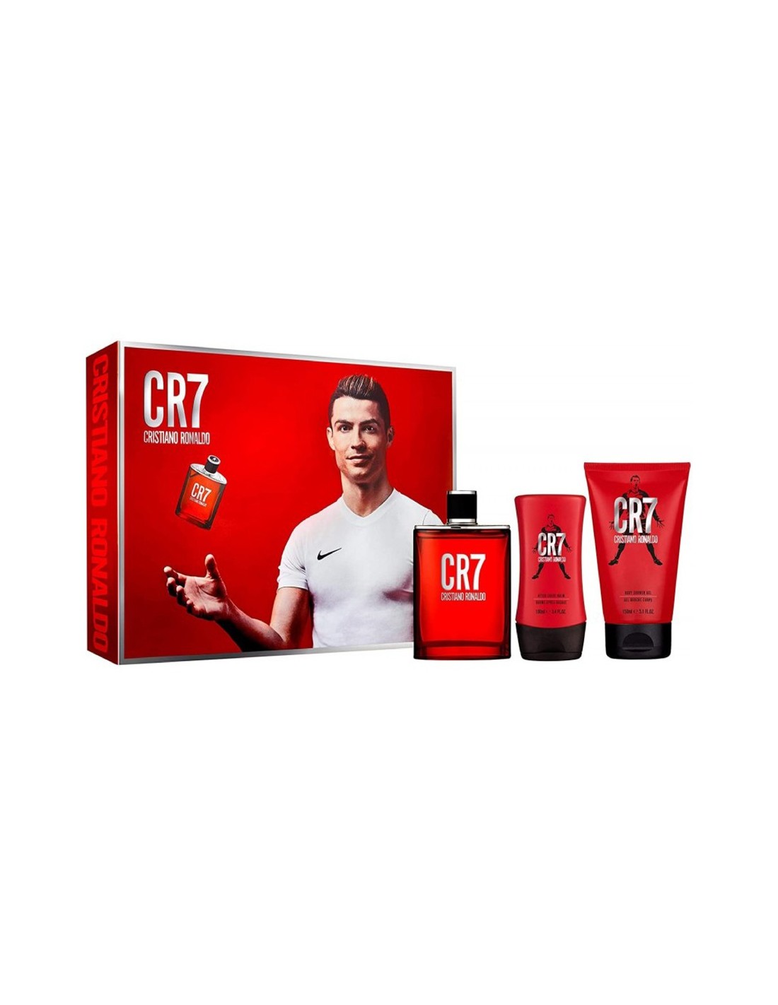 Confezione Cristiano Ronaldo CR7 edt 100ml + Body Shower Gel 150 ml +  Afther Shave Balm 100 ml
