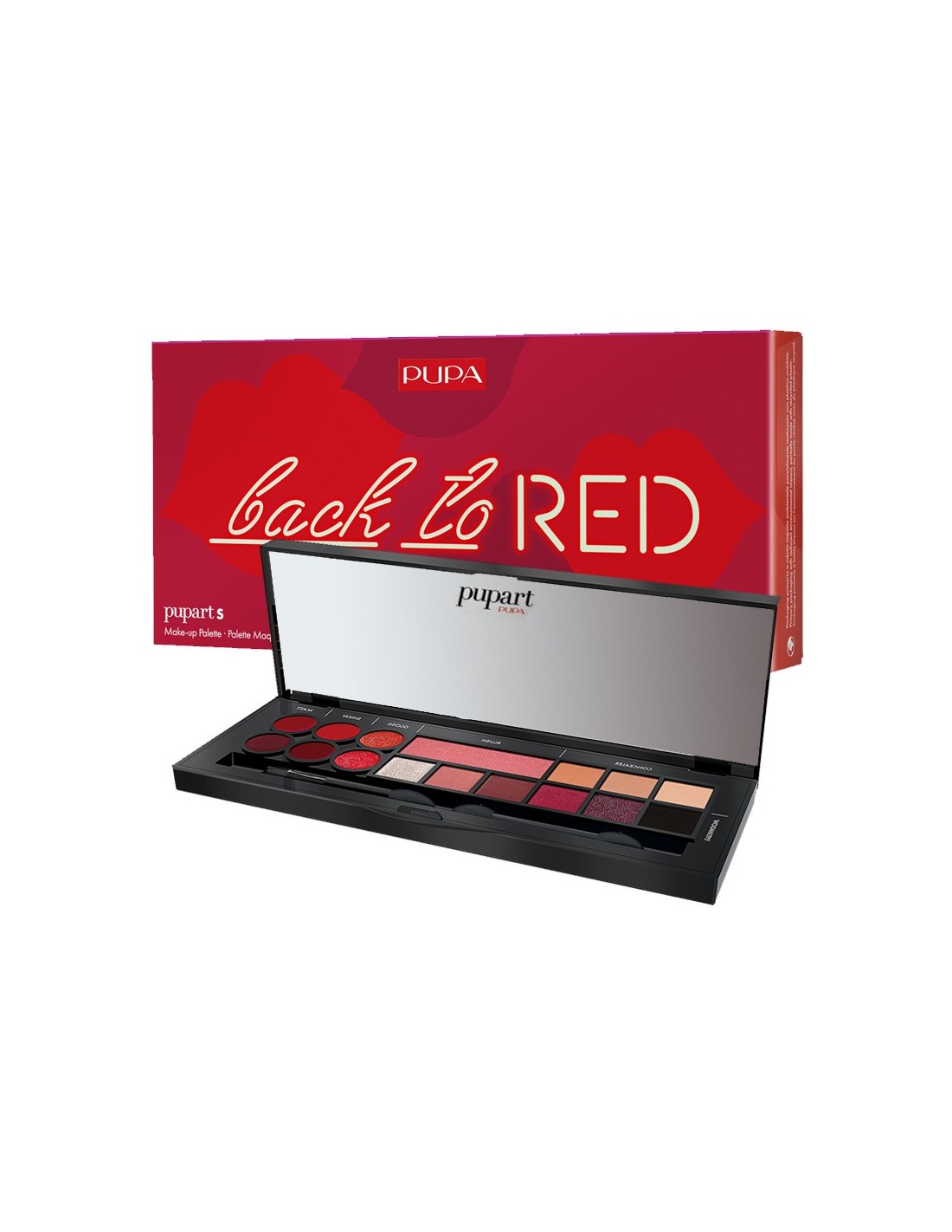 Pupa Palette Pupart S back to RED