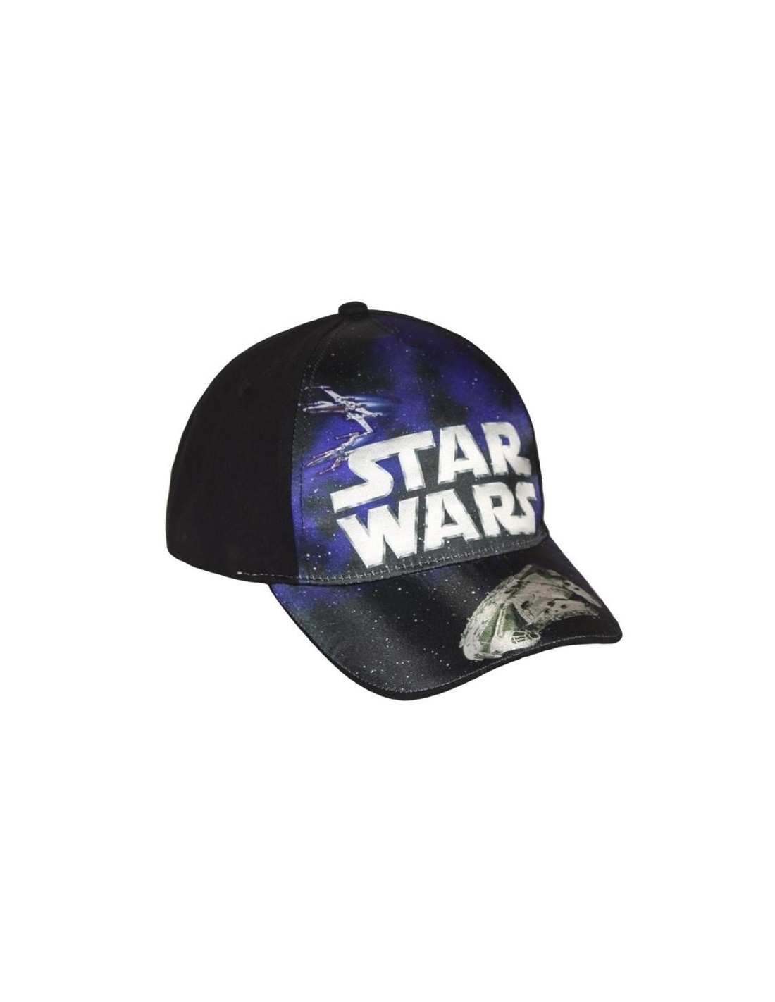 Cappello Star Wars con visiera di cotone Bambini Tg 52