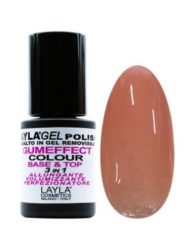 Layla Gumeffect Gel Base Top Coat col.4 Natural Cover