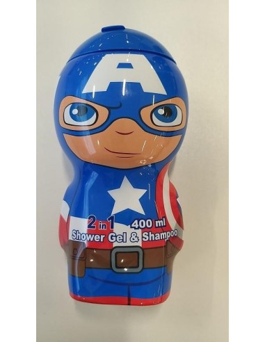 Avengers Capitan America 2D 2In1 Shower Gel 400Ml