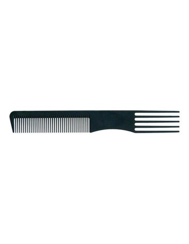 Pettine fitto per capelli con forchetta Colore nero 372