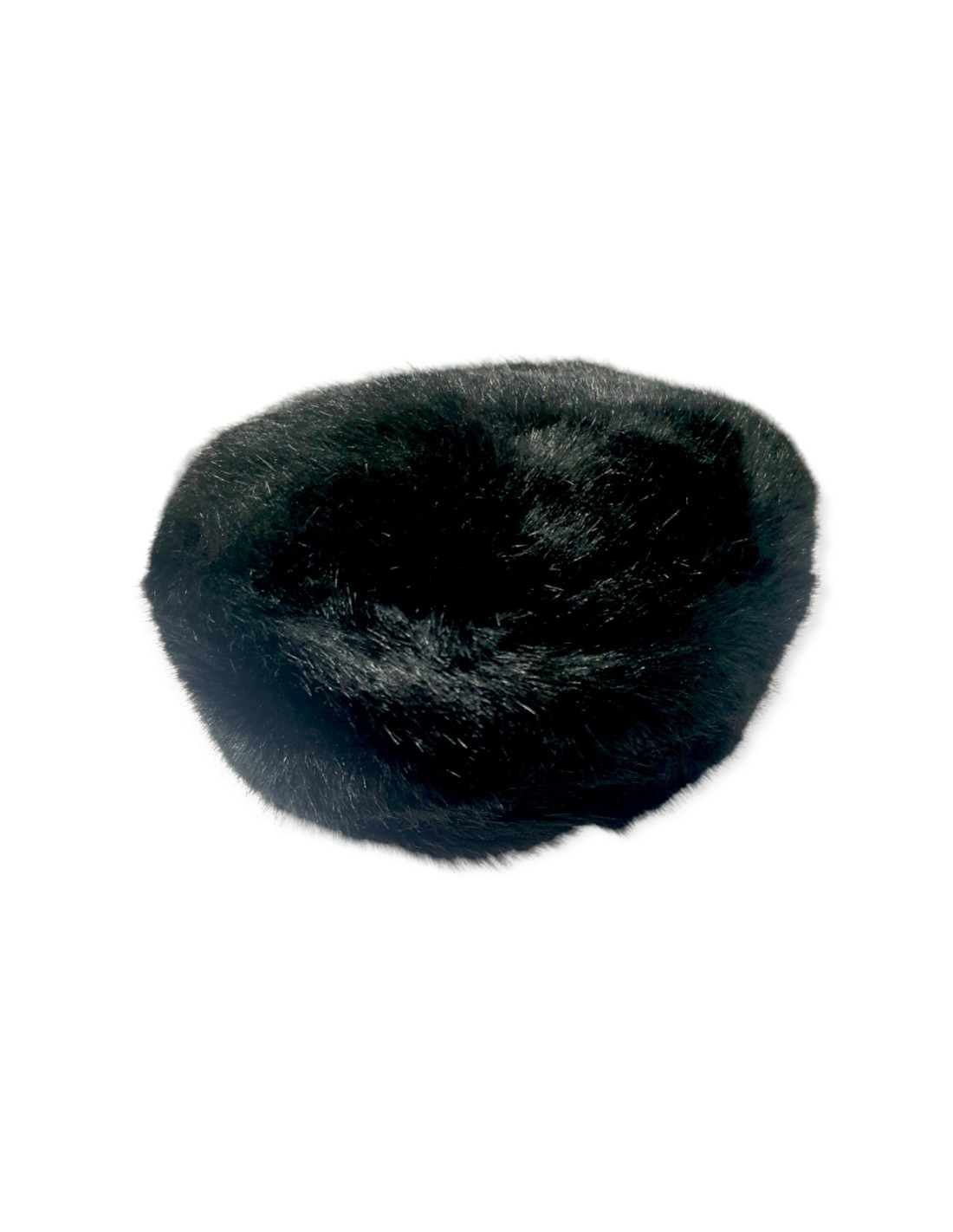 Cappello di pelliccia elegante Russo da donna Neroo invernale caldo morbido  soffice Tg 58
