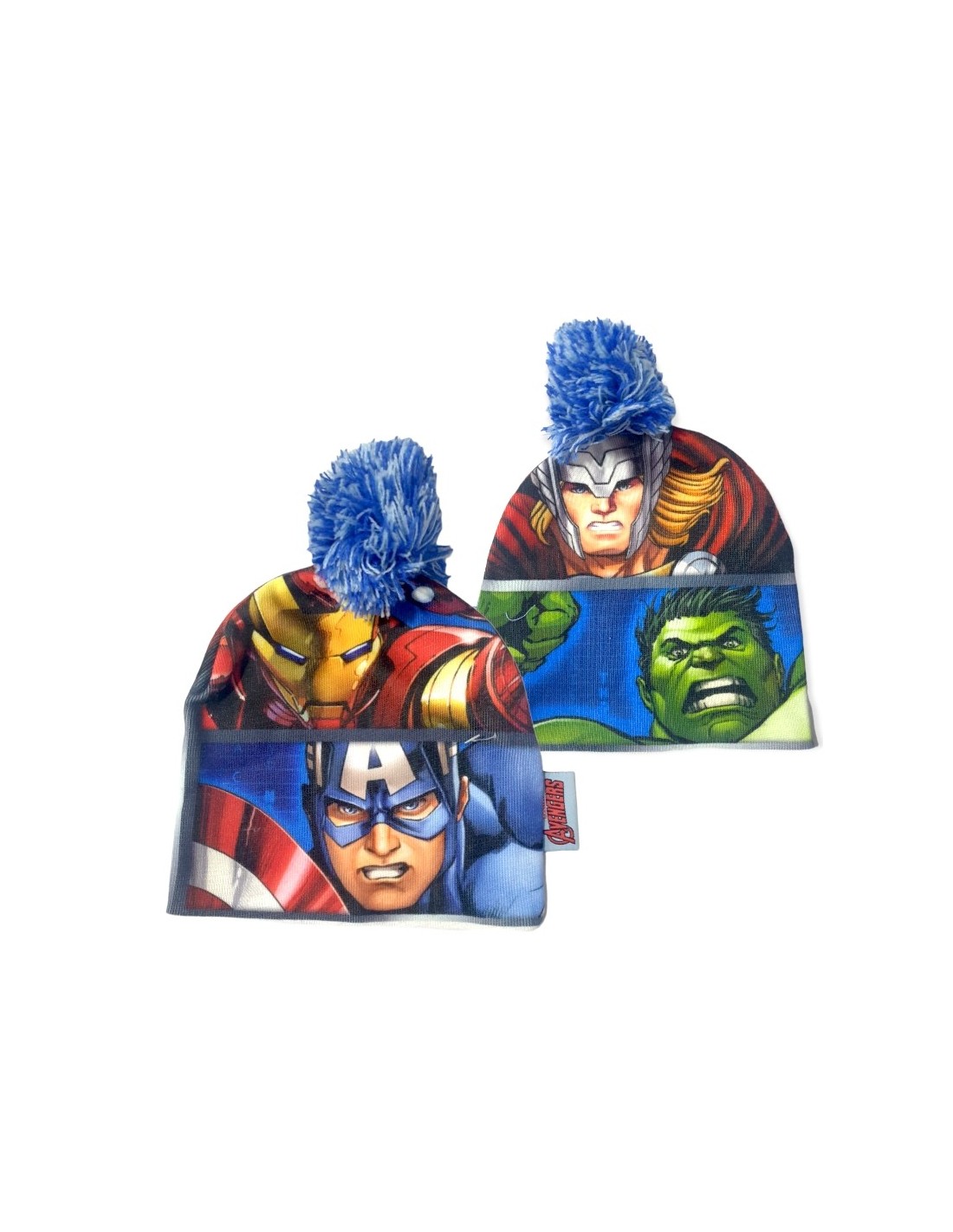 Cappello cuffia con Pon Pon Avengers invernale Bambino Multicolore
