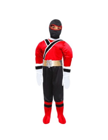 Vestito di Carnevale PEGASUS Power Samurai Rosso 0636 Baby Anni 2/3