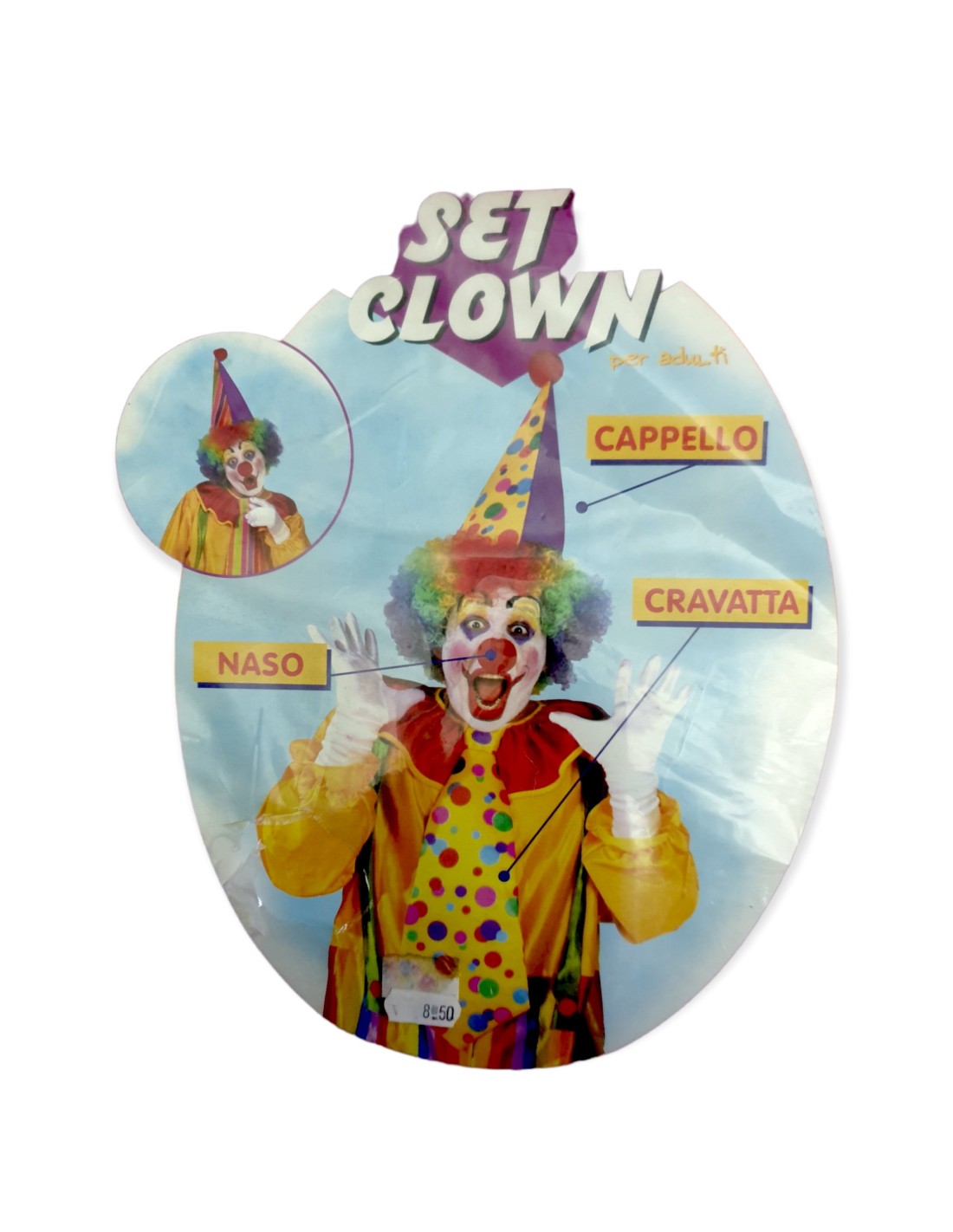 WIDMANN Accessori Set 3 Pz Clown Travestimento Carnevale 5147U