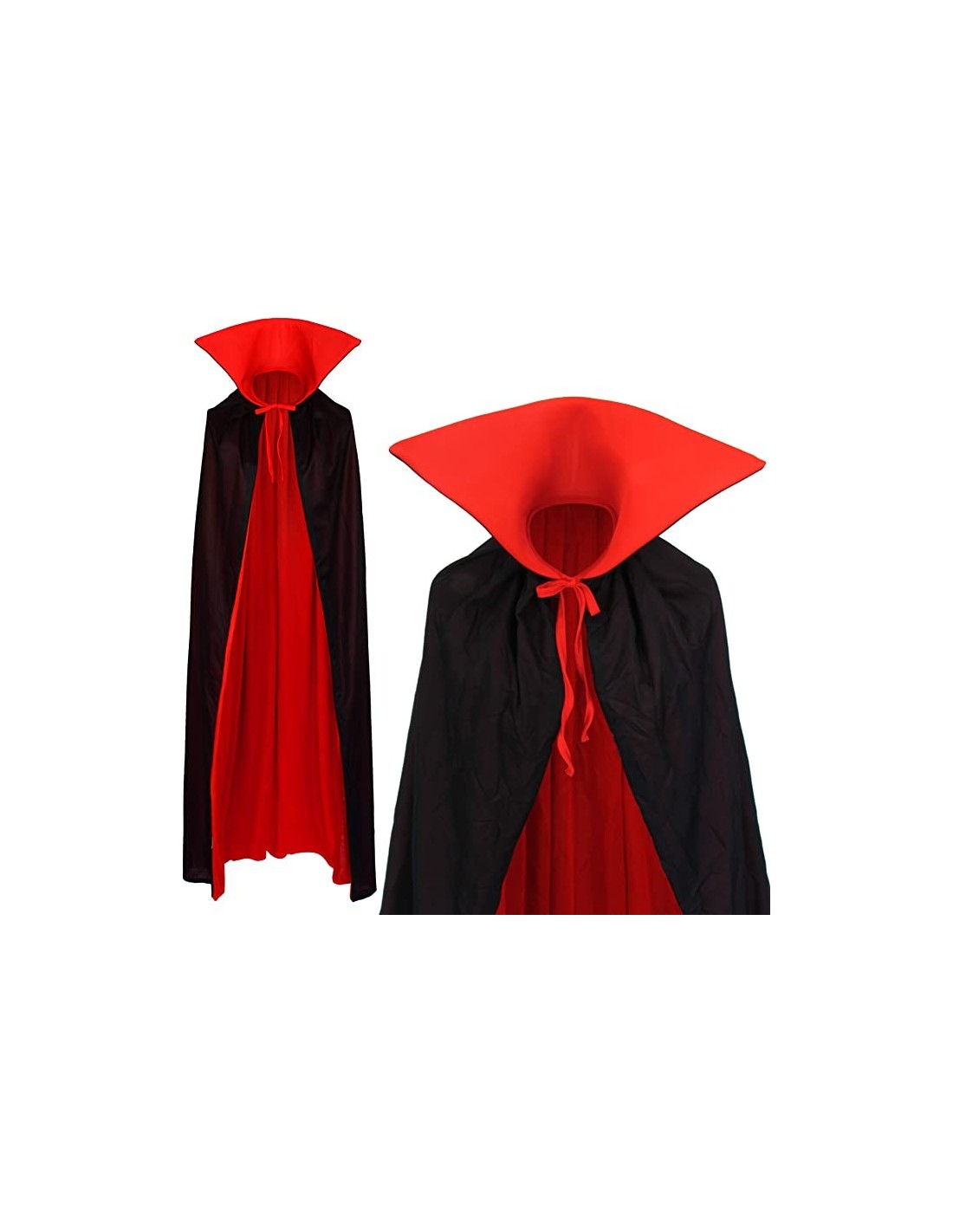 WIDMANN Mantello Costume Vampiro-Dracula Travestimento Carnevale Adulti  Taglia Unica 4601M