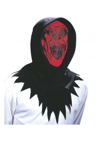Accessori Halloween Maschera con cappuccio Scheletro Horror Travestimento  Carnevale 5166S