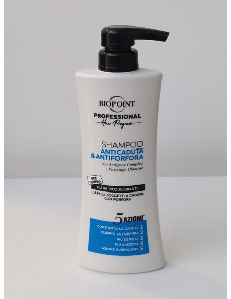 Biopoint Professional Shampoo Anticaduta E Forfora 400Ml New