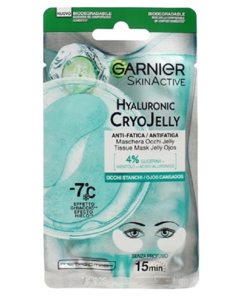 Garnier Skin Active Maschera In Tessuto Occhi Hyaluronic Cryo Jelly