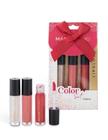 Magic Studio Colorful Lip Color Coffret 3 Lip Glosses