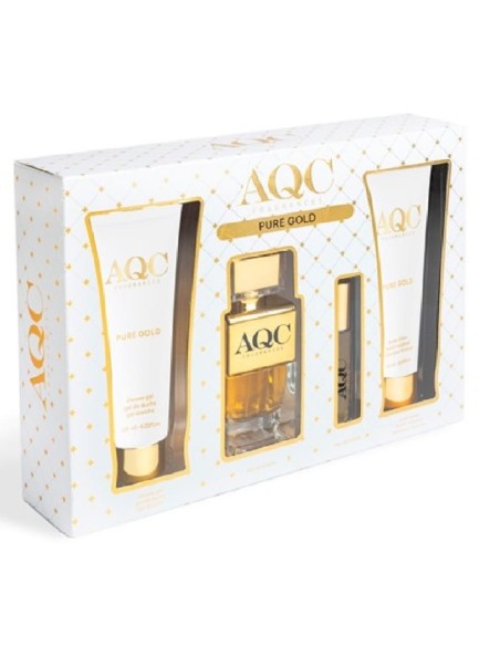 Aquarius Fragrances Pure Gold Edt 100Ml+15Ml+Shower Gel 120Ml+Body Lotion 120Ml