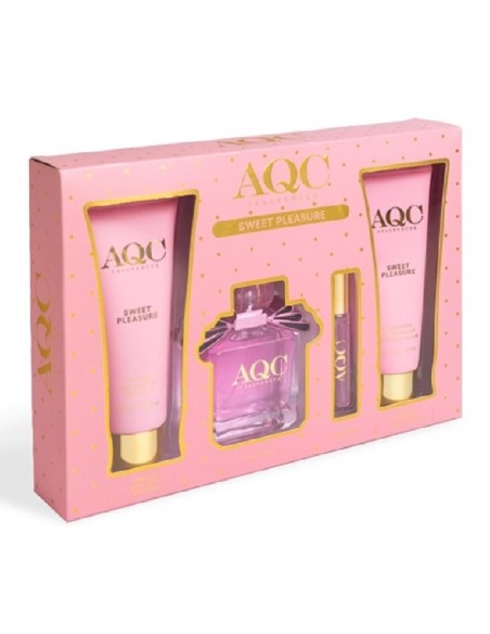 Aquarius Fragrances Sweet Pleasures Coffret Edt 100Ml+15Ml+Shower Gel+Body Lotion 120
