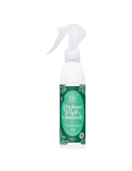 Sweet Home Profuma Tessuti E Ambiente Spray Muschio Bianco 250Ml