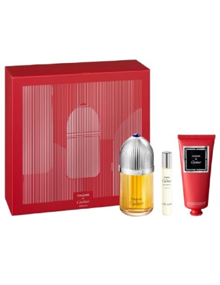 Cartier Pasha Coffret Parfum 100 Ml + Shower Gel 100 Ml + Parf 10 Ml