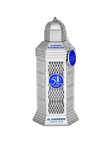 Al Haramain 50 Years Platinum Oud Parfum Unisex 100 Ml