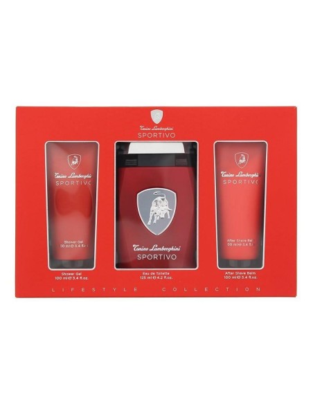 Tonino Lamborghini Sportivo Coffret Edt 125ml+after Shave 100ml +shower Gel 100ml
