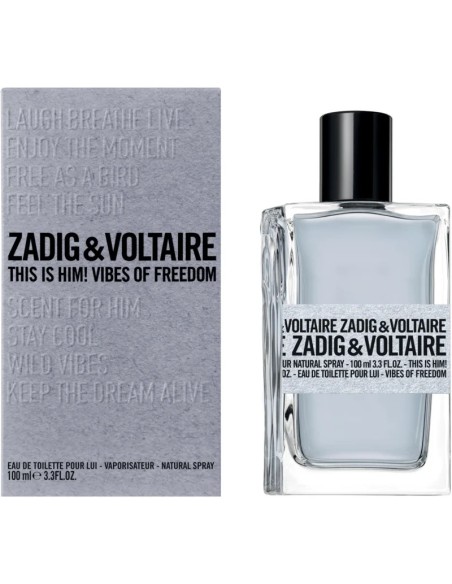 Zadig & Voltaire This is Him! Vibes of Freedom Eau De Toilette 100 ml (uomo)