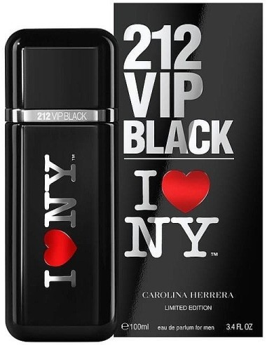 Carolina Herrera 212 VIP Black I Love NY Eau De Parfum 100 ml (homme)
