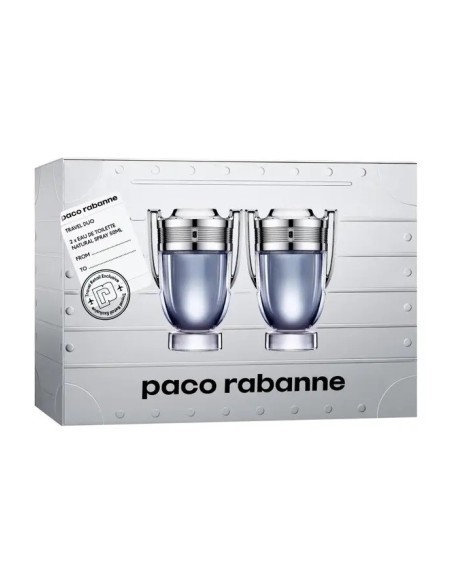 Paco Rabanne Invictus Eau De Toilette 2 x 50 ml (homme)