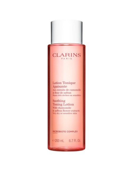 Clarins Soothing Toning Lotion Camomile & Saffron Flower (very Dry Or Sensitive Skin) 200 Ml