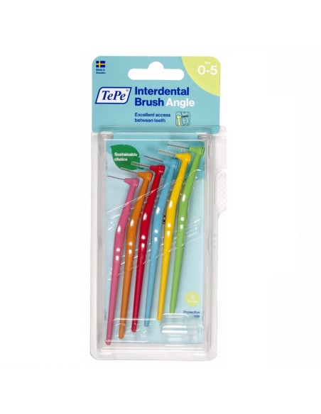 Tepe Angle Interdental Brushes 0-5 Mix 6 Pcs