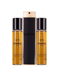 Chanel No 5 Edp Refillable 20 Ml + Edp Refill 2 X 20 Ml