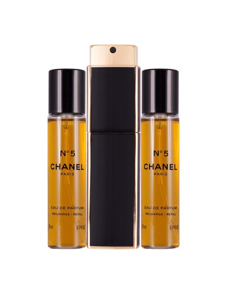 Chanel No 5 Edp Refillable 20 Ml + Edp Refill 2 X 20 Ml