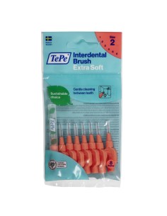 Tepe Extra Soft Interdental Brushes 2 Red (0,5 Mm) 8 Pcs