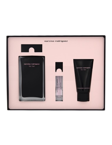 Narciso Rodriguez For Her Eau de Toilette 100 ml + Eau de Toilette Mini 10 ml + Bl 50 ml
