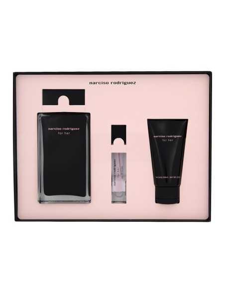 Narciso Rodriguez For Her Eau de Toilette 100 ml + Eau de Toilette Mini 10 ml + Bl 50 ml