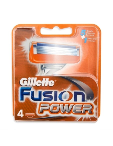 Gillette Fusion Power Disposable Shaving Razors 4 pcs