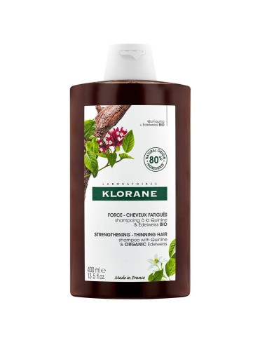 Klorane Quinine & Organic Edelweiss Strengthening Shampoo 400 Ml