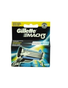 Gillette Mach 3 Disposable Shaving Razors 4 Pcs M