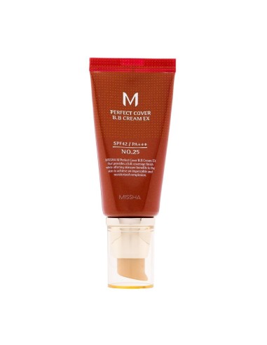 Missha M Perfect Cover Bb Cream Ex Spf 42 Pa+++ (no.25 Warm Beige) 50 Ml