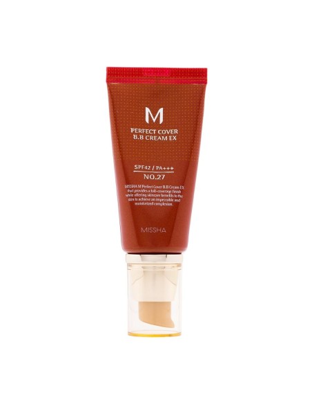 Missha M Perfect Cover Bb Cream Ex Spf 42 Pa+++ (no.27 Honey Beige) 50 Ml