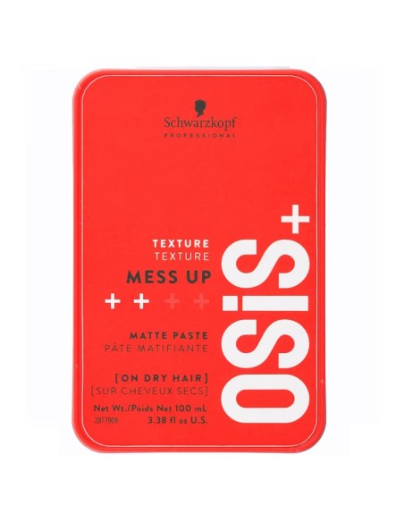 Schwarzkopf Professional Osis+ Texture Mess Up Matte Paste 100 Ml