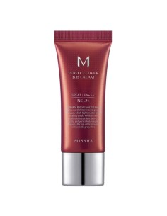 Missha M Perfect Cover Bb Cream Ex Spf 42 Pa+++ (no.21 Light Beige) 20 Ml