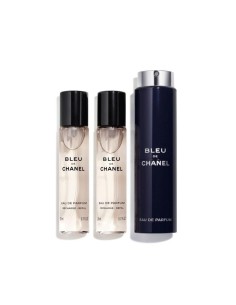 Chanel Bleu De Chanel Edp Refillable 20 Ml + Eau De Parfum Refill 2 X 20 Ml