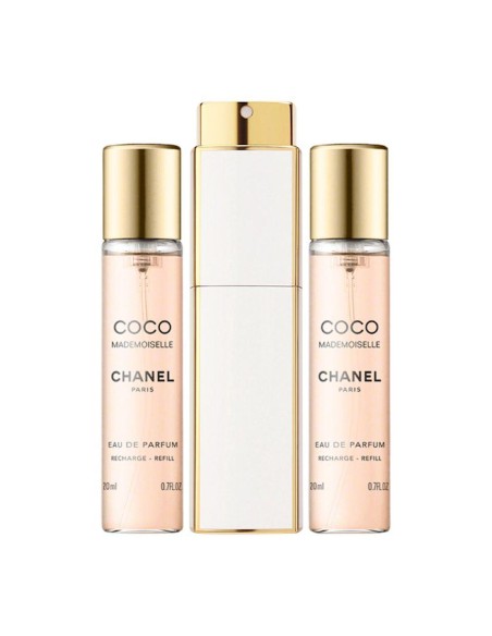 Chanel Coco Mademoiselle Edp Refillable 20 Ml + Edp Refill 2 X 20 Ml W