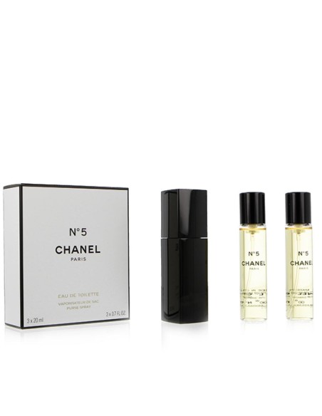 Chanel No 5 Edt Refillable 20 Ml + Edt Refill 2 X 20 Ml