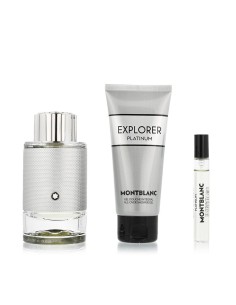 Montblanc Explorer Platinum EDP 100 ml + EDP MINI 7.5 ml + SG for Body & Hair 100 ml (man)