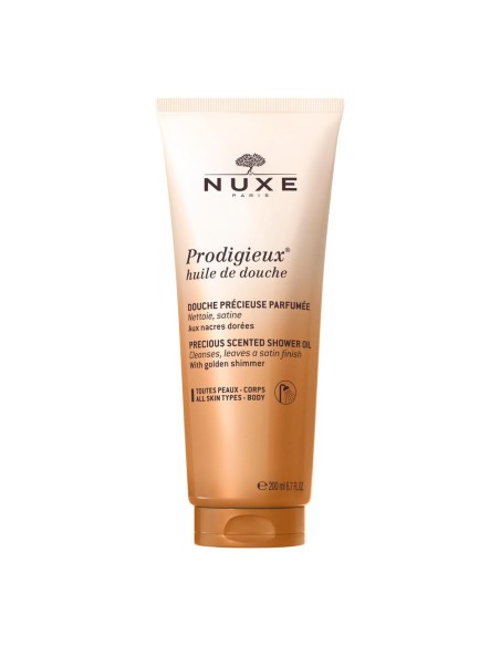 Nuxe Prodigieux Golden Shimmer Shower Oil 200 Ml