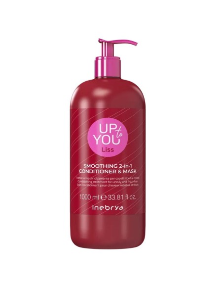 Inebrya Up To You Liss Smoothing 2 In 1 Conditioner & Mask 1000 ml
