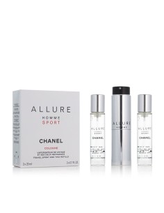 Chanel Allure Homme Sport EDC Refillable 20 ml + EDC Refillable 2 x 20 ml (man)