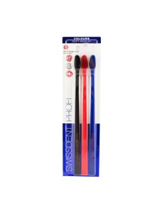 Swissdent Colours Soft-Medium Toothbrushes (black