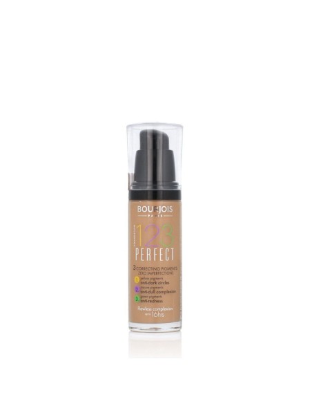 Bourjois Paris 123 Perfect Foundation 16 Hour SPF 10 (55 Dark Beige) 30 ml