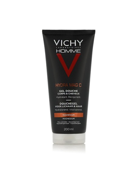 Vichy Homme Hydra Mag C Shower Gel Body & Hair 200 Ml