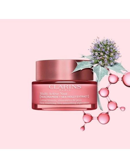 Clarins Crème de Nuit Multi-Active pour Tous les Types de Peau 50 ml