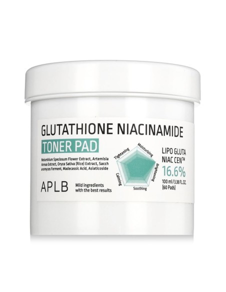 APLB Glutathione Niacinamide 16.6% Toner Pad 60 pcs